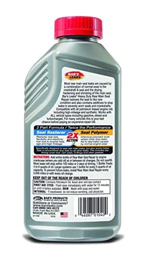 Bar's Leaks Rear Main Seal Repair 499ml (16.9 Fl Oz) | Stops Oil Leaks Safely thumbnail 2