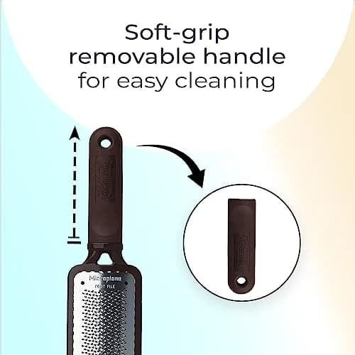 Microplane Colossal Foot File Scraper 5.25in x 2.25in | Stainless Steel Dead Skin Callus Remover for Feet thumbnail 7
