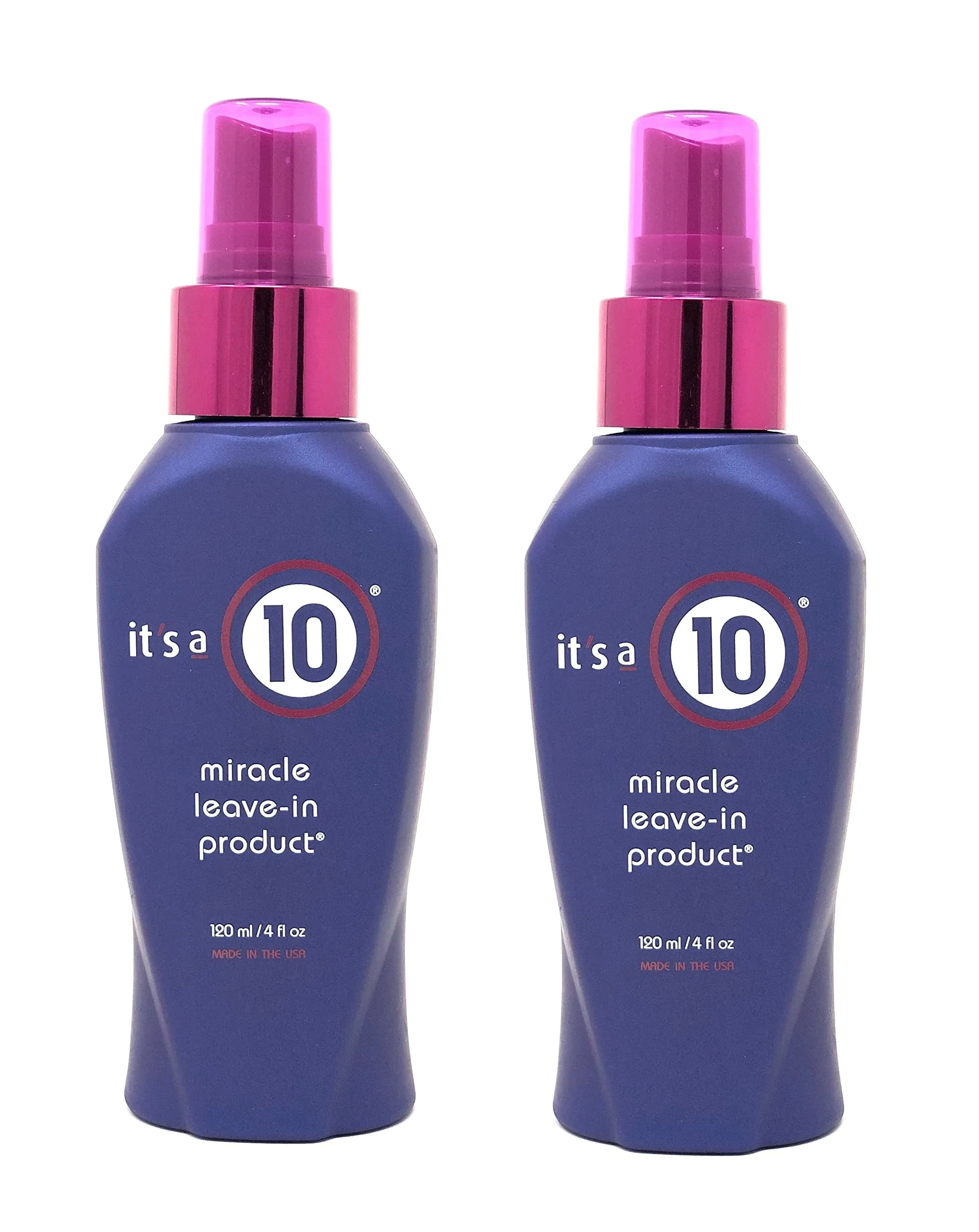 It's a 10 Haircare Miracle Leave-In Product 237ml (8 Fl Oz) | Detangles, Smoothes, Adds Body — 4 Fl Oz