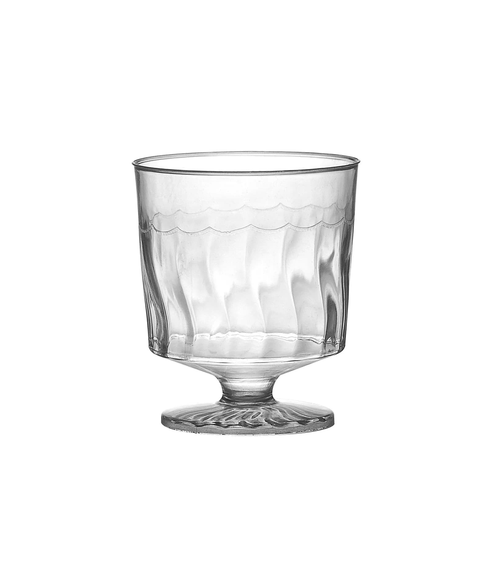Flairware Clear 2 oz. Wine Glass | Heavy Duty Recyclable Plastic for Wine Tastings