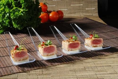 Tiny Temptations Black 5" Spoon Set | Perfect for Parties & Events (70-120 chars) thumbnail 2
