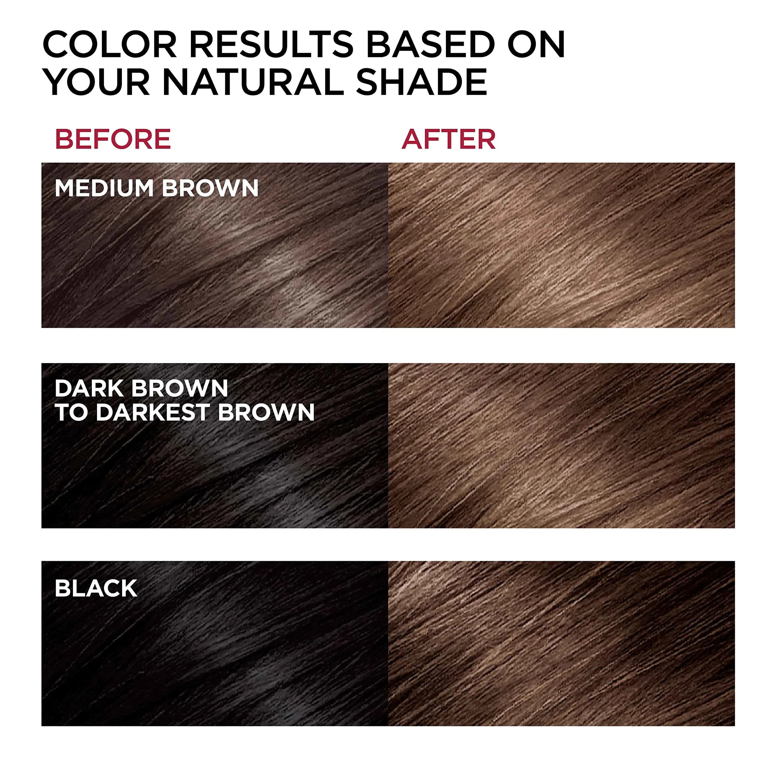 L'Oreal Paris Superior Preference Fade-Defying + Shine Permanent Hair Color UL51 Hi-Lift Natural Brown | Permanent Hair Color for Dimension - view 4