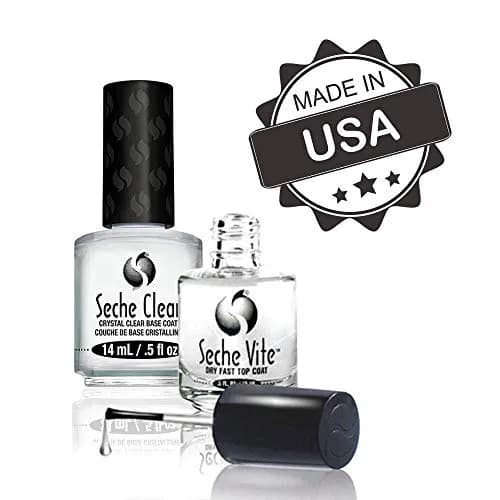 Seche Clear Vite Base Coat and Top Coat Duo 15ml (0.5 Fl Oz) | Chip Resistant & Fast Drying thumbnail 5