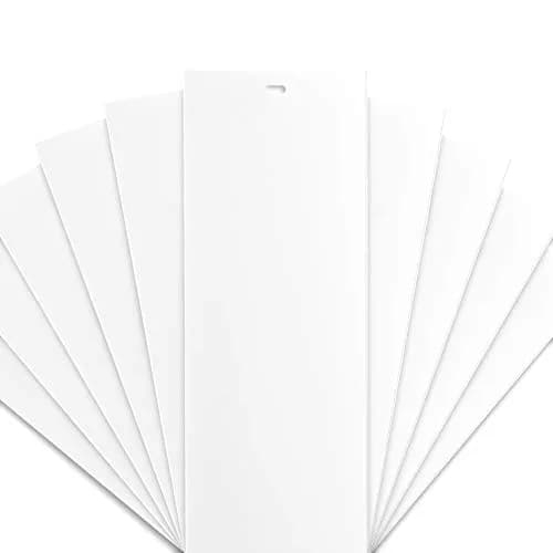 DALIX PVC Vertical Blind Replacement Slat Smooth (White) 82.5" | Easy DIY Renewal thumbnail 1