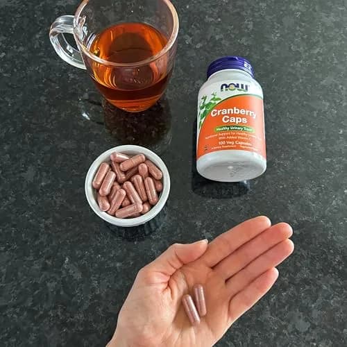 NOW Cranberry Caps with Vitamin C 100 Veg Caps | Urinary & Immune Support thumbnail 7