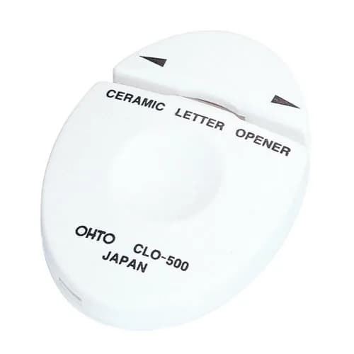 オート Letter Opener Ceramic Letter Opener Shiro CLO-500 White | Safety Ceramic Blade for Office Use thumbnail 1