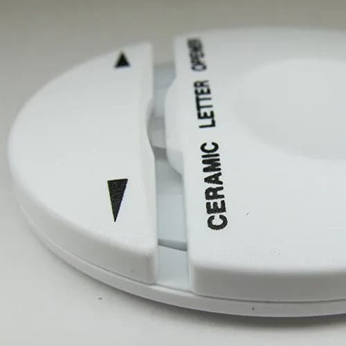 オート Letter Opener Ceramic Letter Opener Shiro CLO-500 White | Safety Ceramic Blade for Office Use thumbnail 3