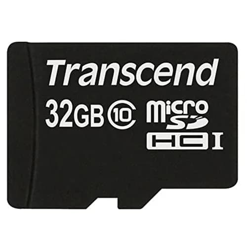 Transcend 32GB microSDHC Class 10 Memory Card with Adapter - 30 MB/s Write Speed - main product image