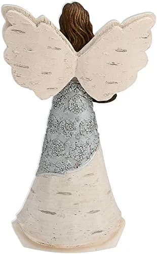 Pavilion Elements Godmother Angel Figurine 6-Inch (15.24 cm) | Holding Basket of Flowers, You are My Angel Here on Earth thumbnail 3