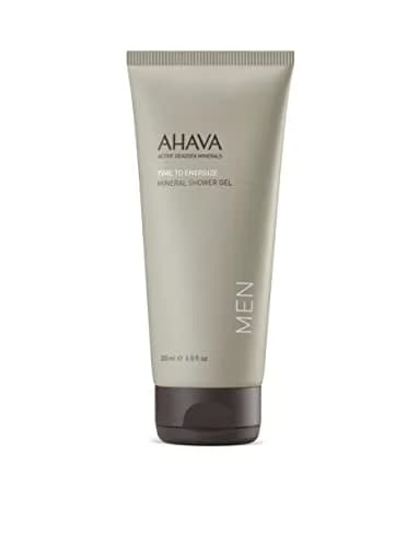 AHAVA Time To Energize Men's Mineral Shower Gel 6.8 Fl Oz | Refreshing, Soothing & Skin-Friendly thumbnail 1