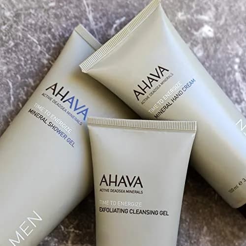 AHAVA Time To Energize Men's Mineral Shower Gel 6.8 Fl Oz | Refreshing, Soothing & Skin-Friendly thumbnail 3