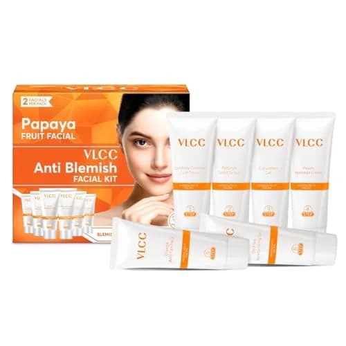 VLCC Papaya Fruit Single Facial Kit 60ml (2.03 Fl Oz) | Hydrates and Brightens Skin thumbnail 3