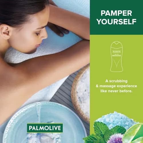 Palmolive Thermal Spa Mineral Massage Shower Gel (250ml) | Velvety Soft Skin & Relaxation thumbnail 2
