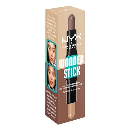 NYX PROFESSIONAL MAKEUP Wonder Stick, Face Shaping & Contouring Stick - Universal Light | Creamy, Buildable Highlight & Contour thumbnail 7