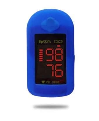 Concord Fingertip Pulse Oximeter with Reversible Display | Accurate Blood Oxygen & Pulse Monitoring (Sapphire) thumbnail 4