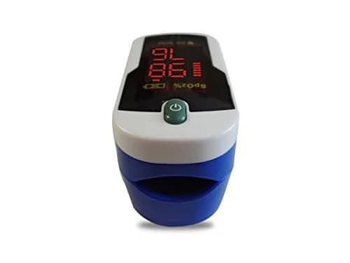 Concord Fingertip Pulse Oximeter with Reversible Display | Accurate Blood Oxygen & Pulse Monitoring (Sapphire) thumbnail 6