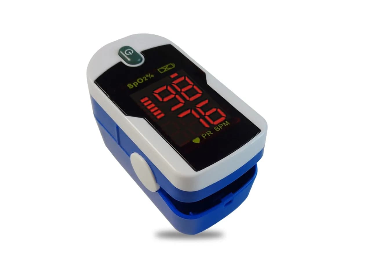 Concord Fingertip Pulse Oximeter with Reversible Display | Accurate Blood Oxygen & Pulse Monitoring (Sapphire)