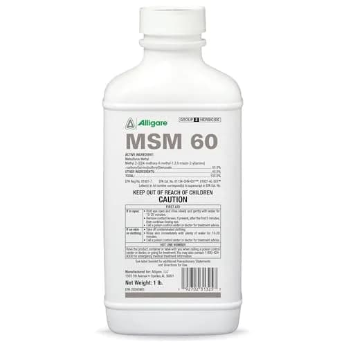 ALLIGARE MSM 60 DF - Selective Broadleaf Weed & Brush Killer 16 oz | Economical, Targeted Control thumbnail 1