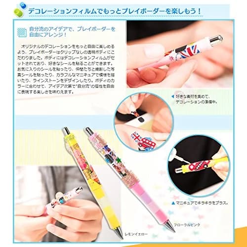 Pilot Dr. Grip CL Play Boarder Mechanical Pencil 0.5mm Black x Pink | Refillable Writing Instrument thumbnail 4