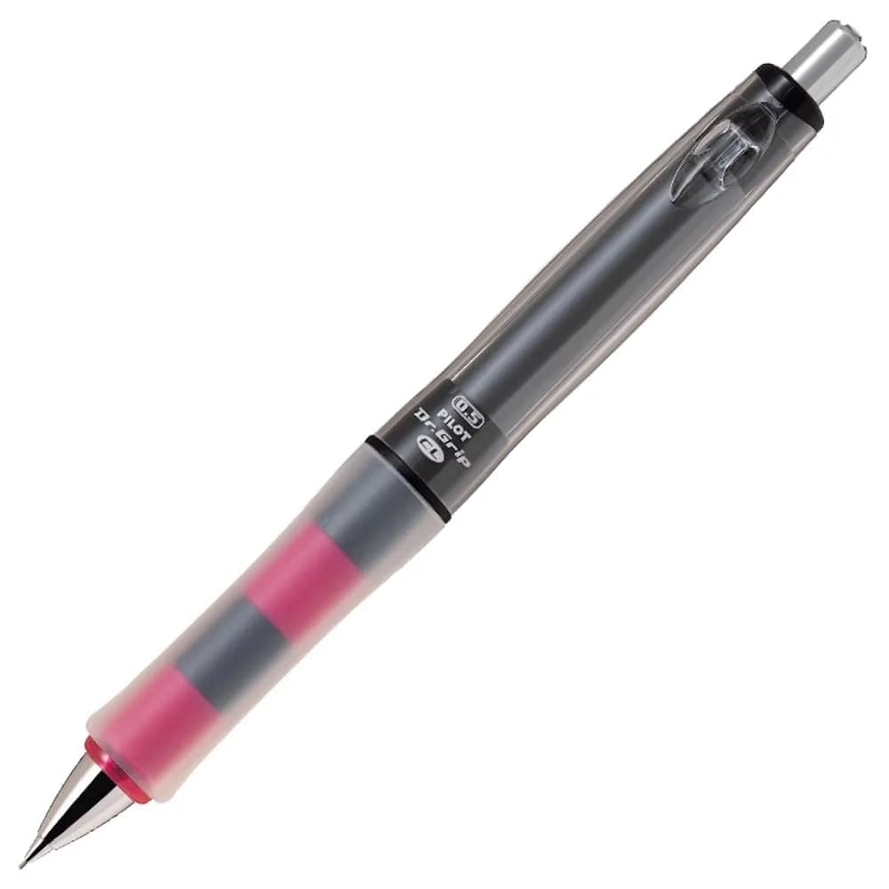 PILOT Dr. Grip CL Play Boarder Mechanical Pencil 0.5mm Aqua Blue | Smooth Writing for Students & Professionals — Black and Pink