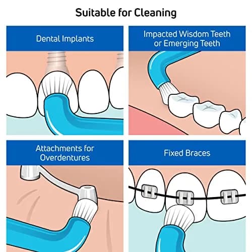 TePe Compact Tuft Toothbrush Small Head Orthodontic Brush for Braces, Implants, Dentures | Swedish Dental Quality thumbnail 3