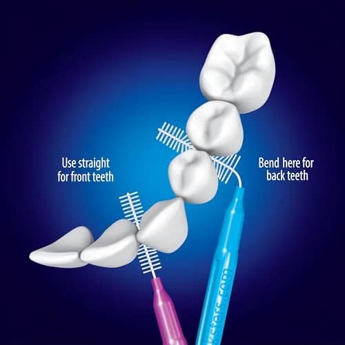 Piksters Interdental Brush Size 3 Yellow (10 Pack) | Medium Gaps, Reusable, USA Import thumbnail 3