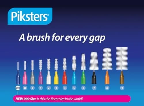 Piksters Interdental Brush Extra Large Gaps 10 Pack Green Size 6 | Dentist Recommended for Plaque Removal thumbnail 9