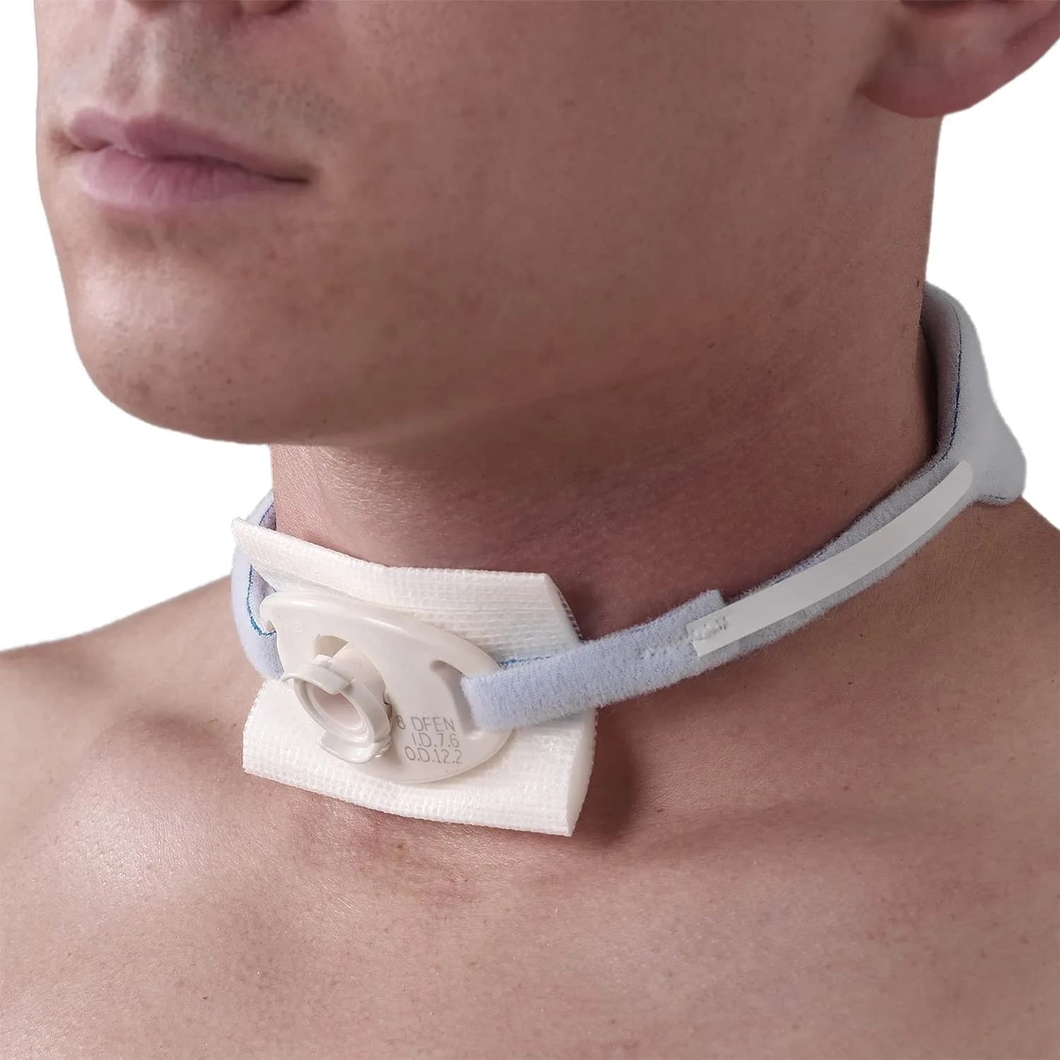 Posey Foam Trach Tie Medium 47 cm (18.5") | Secures Tracheostomy Tube Comfortably