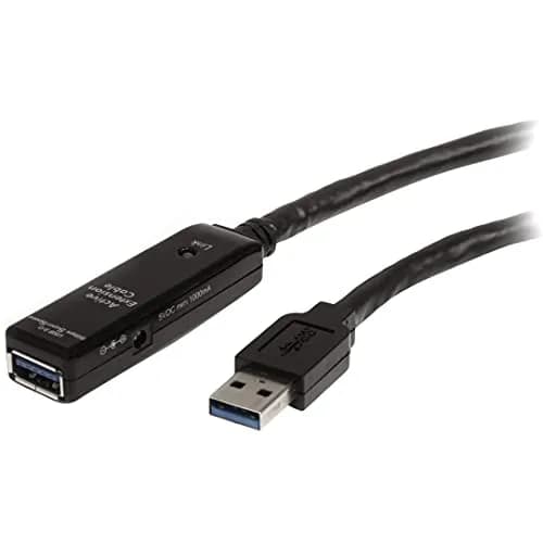 StarTech.com 10m (33ft) USB 3.0 Active Extension Cable, USB-A M/F | 5Gbps High-Speed Data & Power thumbnail 1
