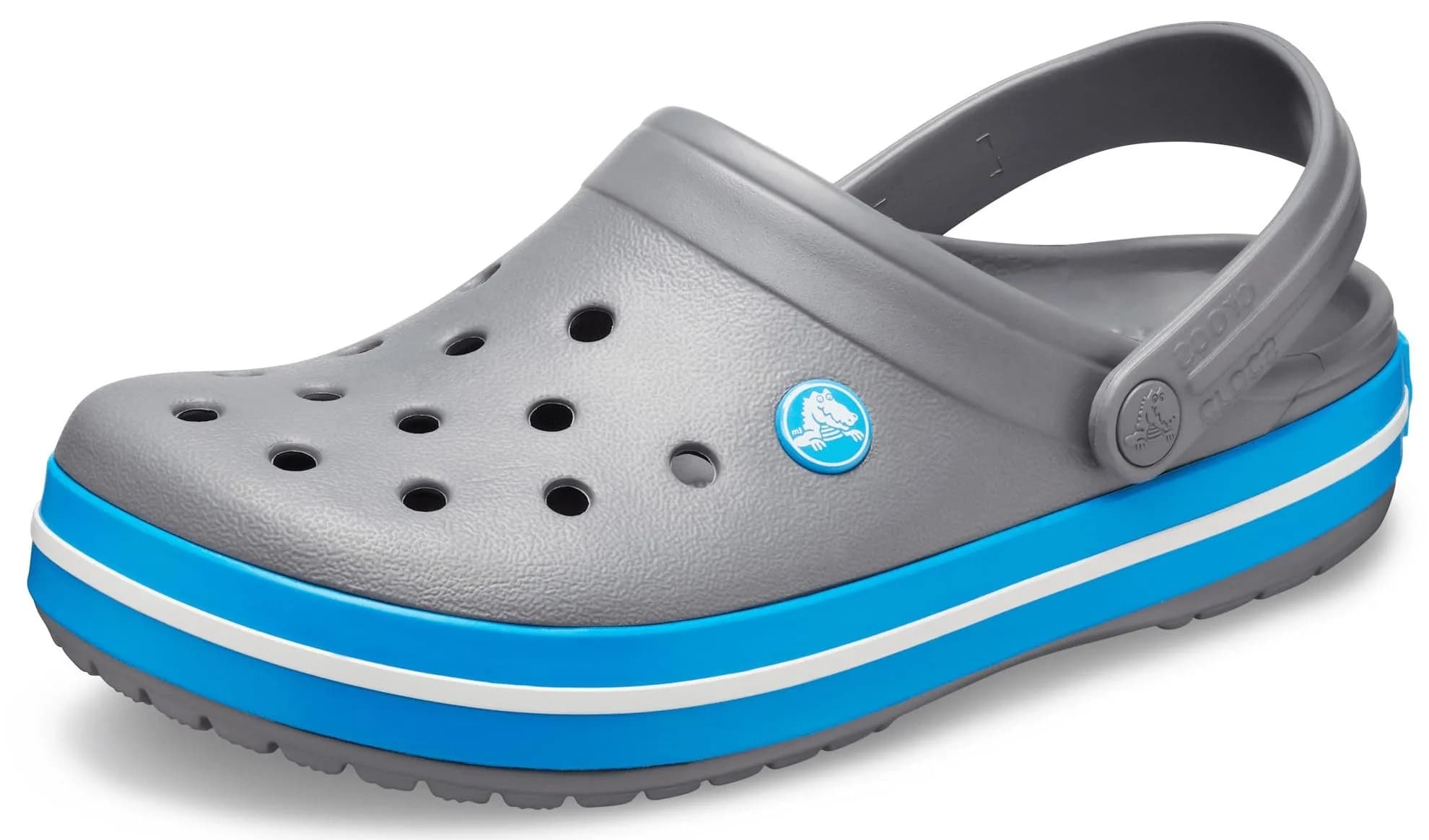 Crocs Crocband Clog, Charcoal/Ocean, 7 Women/5 Men | Iconic Comfort & Versatility - main product image