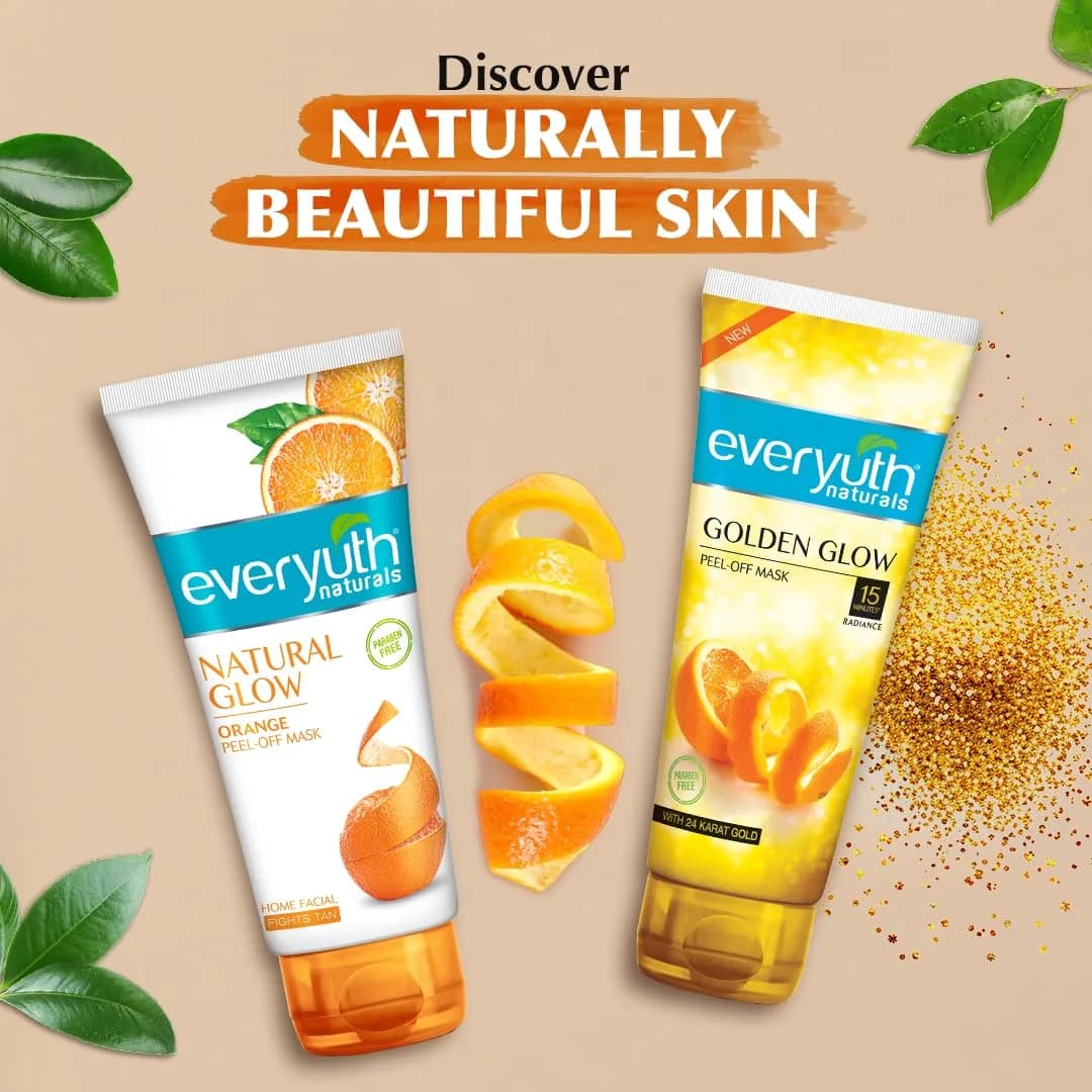 Everyuth Orange Peel Off Mask 90 g (3.17 oz) | Rejuvenates Skin with Orange Scent - view 5