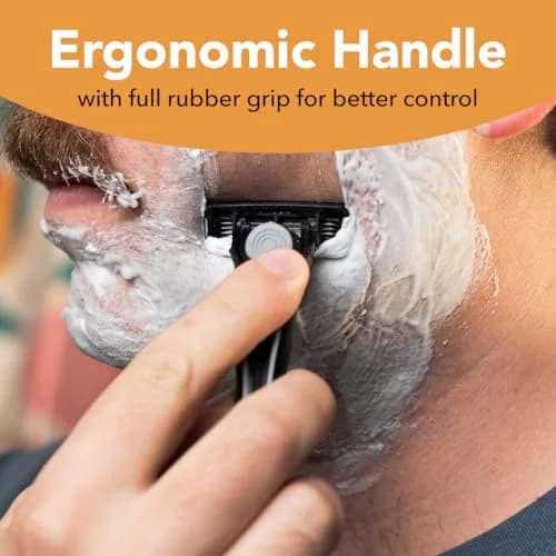 BIC Flex 4 Mens Refillable 4-Blade Razor | Sensitive Skin, Up to 48 Shaves, Black/Green thumbnail 3