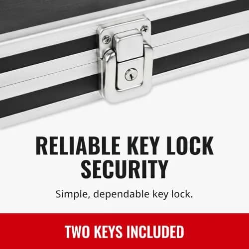 Vaultz Locking Storage Clipboard with Key Lock, Black | Secure 8.5x11 Document Holder thumbnail 6