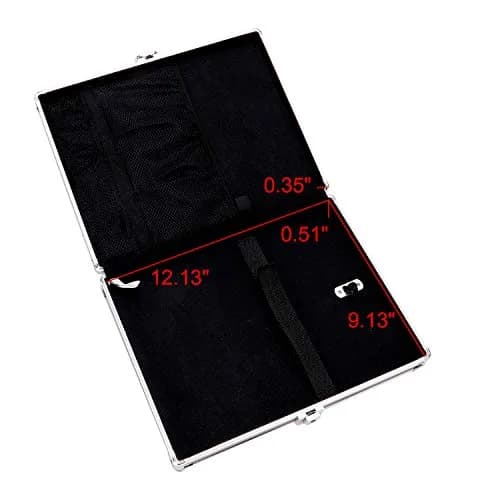 Vaultz Locking Storage Clipboard with Key Lock, Black | Secure 8.5x11 Document Holder thumbnail 3