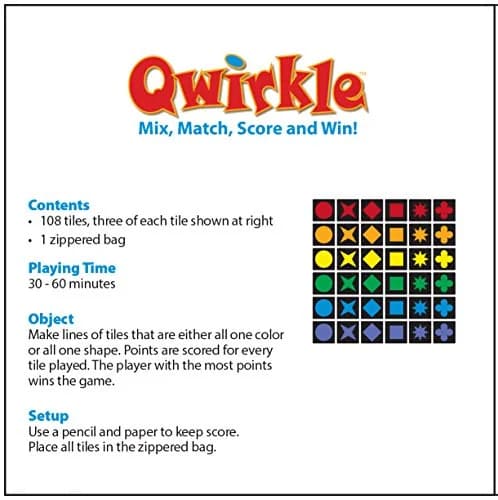 MindWare Travel Qwirkle Strategy Tile Board Game for 2-4 Players | Portable Family Strategy Game in Travel Pouch thumbnail 8
