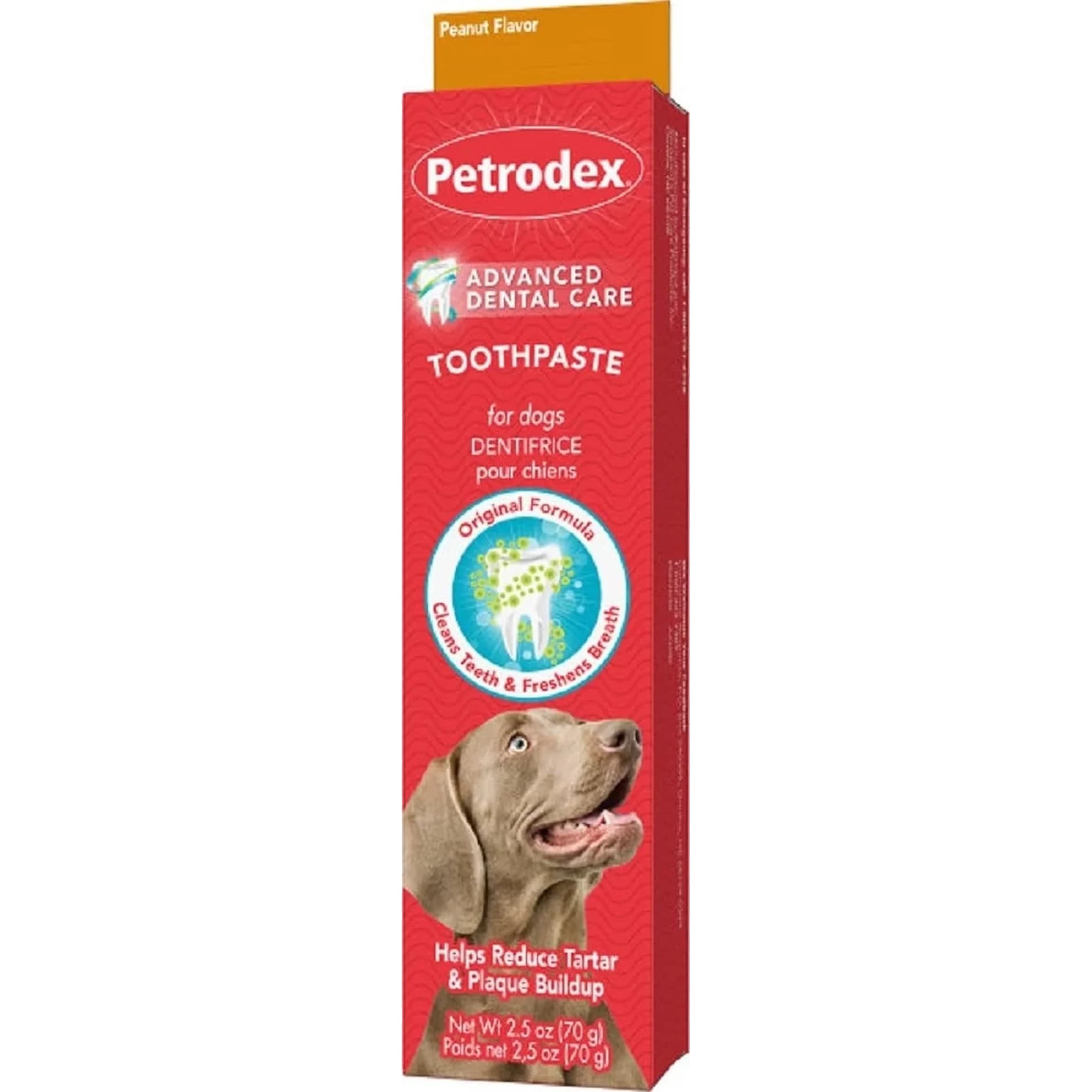 Petrodex Enzymatic Dog Toothpaste Poultry Flavor 75ml (2.5oz) | Controls Plaque & Fights Bad Breath — 2.5 oz