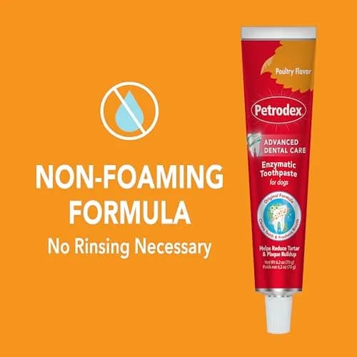 Petrodex Dog Toothpaste Peanut Flavor 70.8g (2.5oz) | Cleans Teeth & Freshens Breath thumbnail 4