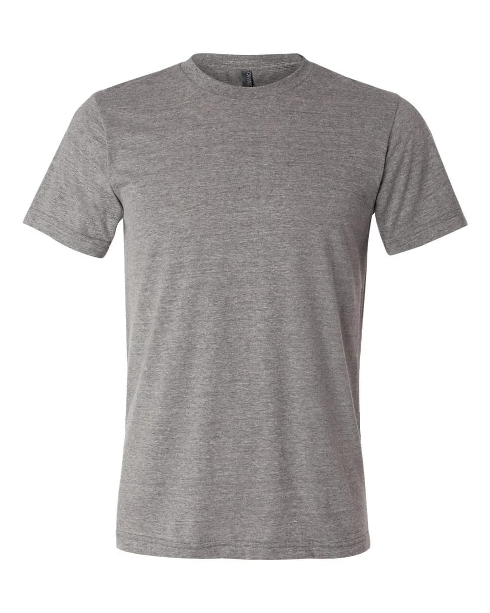 Bella + Canvas Unisex Triblend Short-Sleeve V-Neck T-Shirt XL Grey Triblend | Casual, Regular Fit, Crew Neck, Short Sleeve - main product image