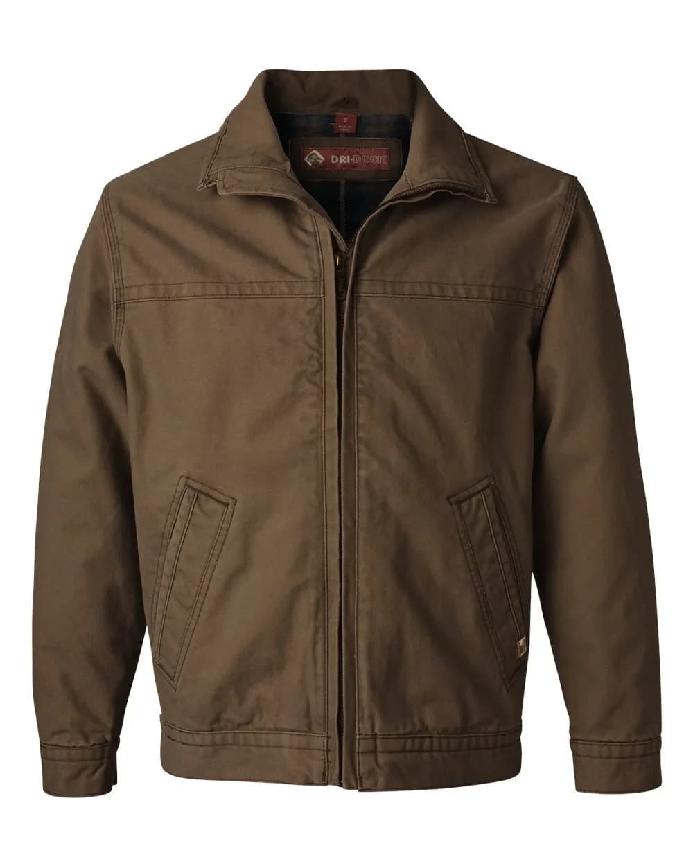 DRI Duck Maverick Men's Cotton Canvas Hoodless Work Jacket 5028 | Durable Workwear for Men