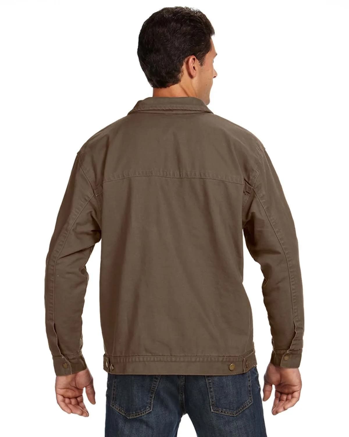 DRI Duck Maverick Men's Cotton Canvas Work Jacket 3X-Large | Rugged & Warm, Field Khaki thumbnail 4
