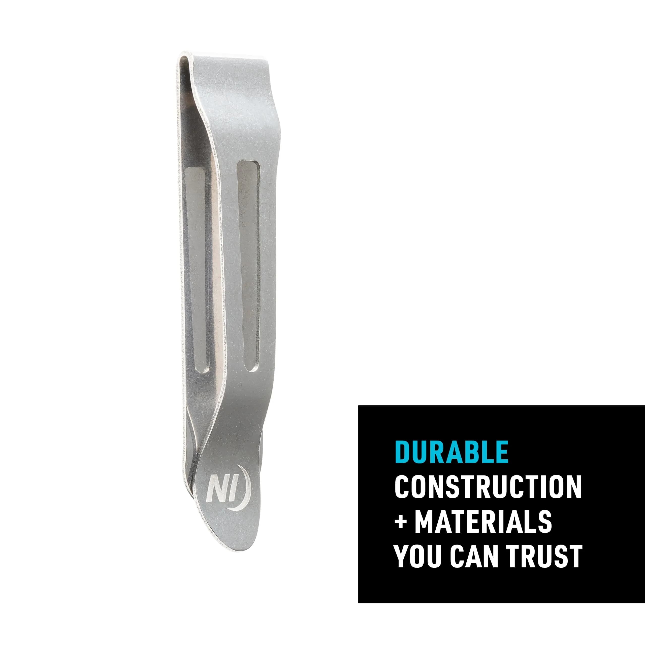 Nite Ize HipClip Mountable Clip for Phones, Silver | Attaches to Pockets, Waistbands, and Bags - view 4