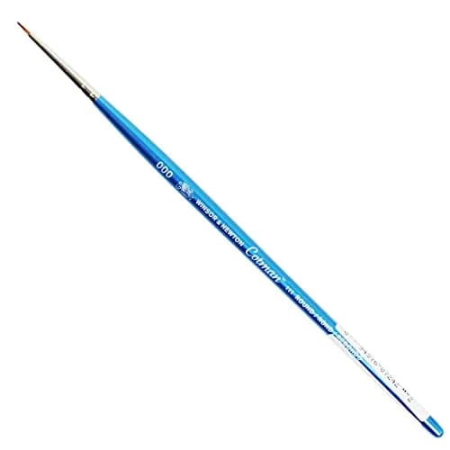Winsor & Newton Cotman Series 111 Round Brush #000 (0.5 cm x 18.5 cm x 0.5 cm) | Fine Detail Watercolor Brush thumbnail 1
