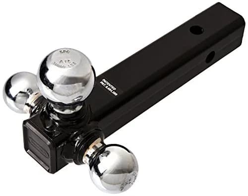 Buyers Products Tri-Ball Hitch 1802207 Tubular Shank Chrome Welded 2" Receiver | Versatile Towing Solution thumbnail 1