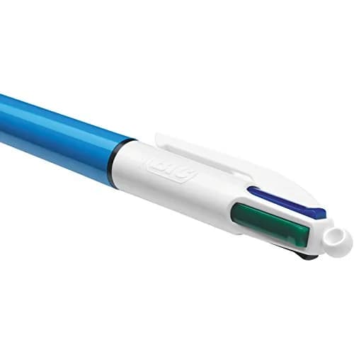 BIC 4 Colours Original Multi Coloured Ballpoint Pen - Medium 1.0mm | 4-Color Ink, Refillable, 14.5cm thumbnail 4