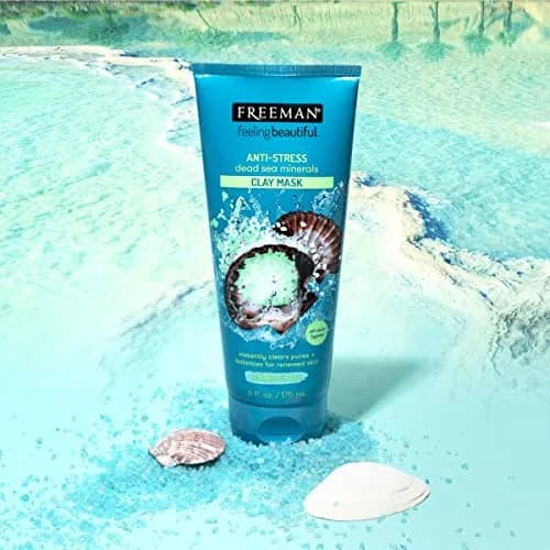 Freeman Anti-Stress Clay Mask with Dead Sea Minerals, Lavender & Sea Salt 175ml (6 fl. oz.) | Balances & Calms Skin thumbnail 6