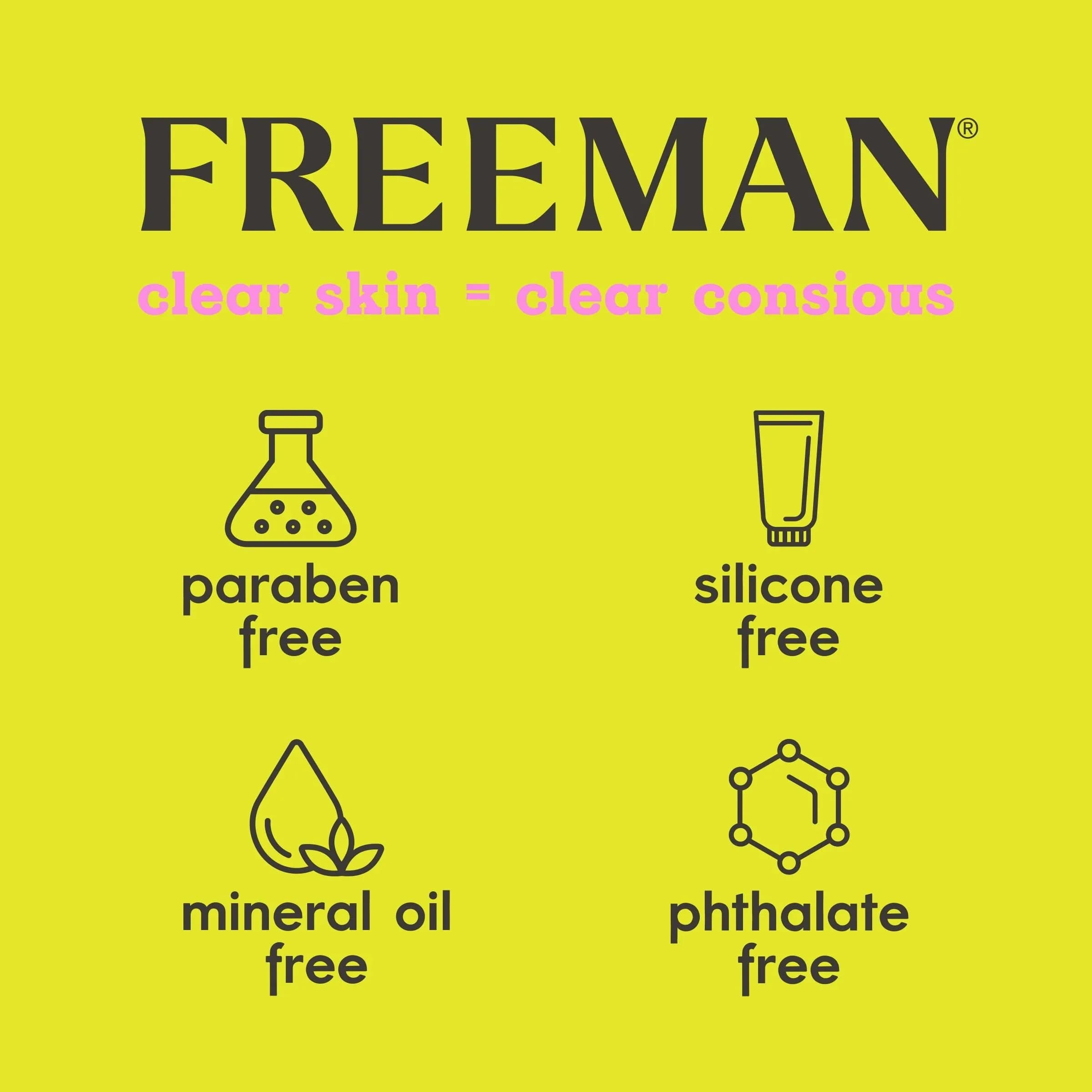 Freeman Anti-Stress Clay Mask with Dead Sea Minerals, Lavender & Sea Salt 175ml (6 fl. oz.) | Balances & Calms Skin - view 9