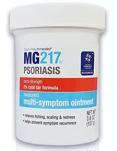 MG217 Psoriasis Treatment 3.8 Oz | Medicated Coal Tar Ointment for Skin Relief thumbnail 1