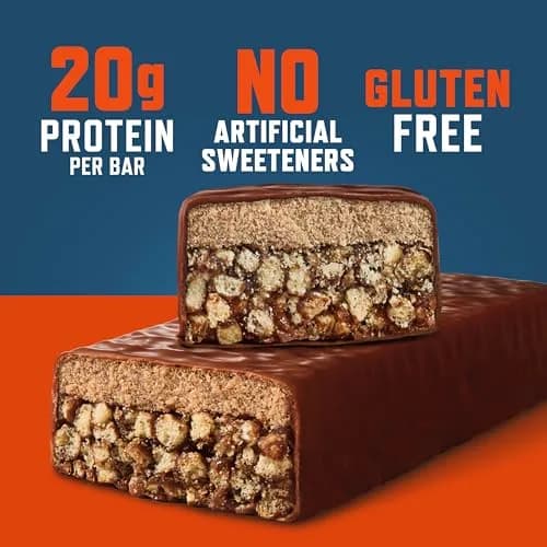 CLIF BUILDERS Protein Bars Chocolate Flavor 2.4 oz (68 g) | 20g Plant Based Protein Post-Workout thumbnail 6