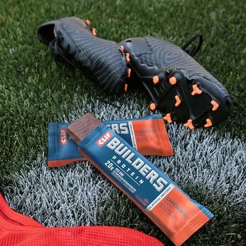 CLIF BUILDERS Protein Bars Chocolate Flavor 2.4 oz (68 g) | 20g Plant Based Protein Post-Workout thumbnail 9