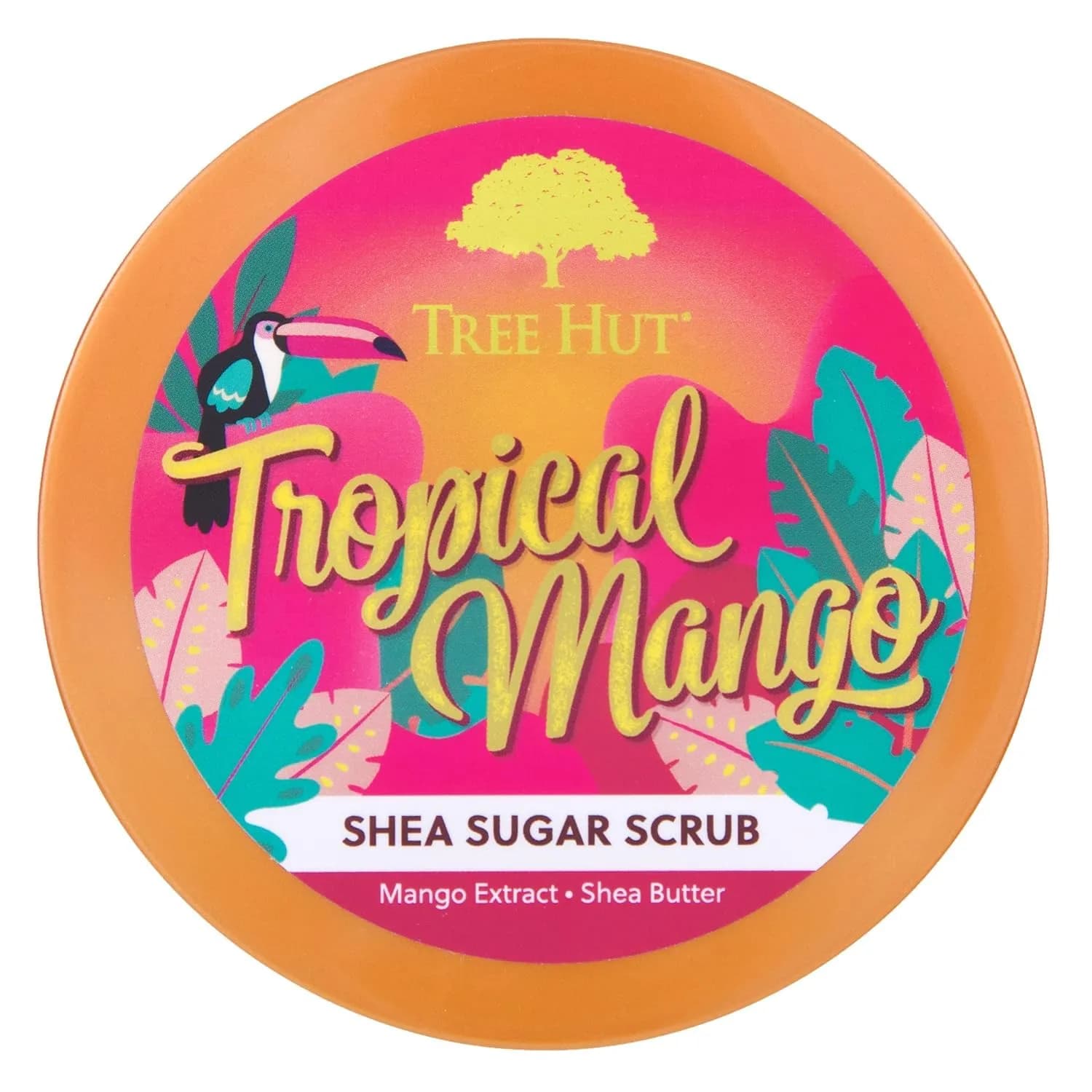 Tree Hut Tropical Mango Body Scrub 510g (18 Oz) | Exfoliating & Hydrating with Shea Butter - view 2